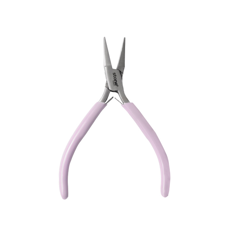 Alicate punta plana PLR-716 12.5cm acero inoxidable x und