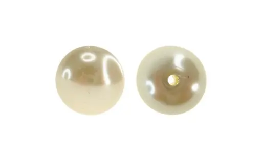 Perla sintetica redonda 12mm cream A-03 x Libra (500 unidades)