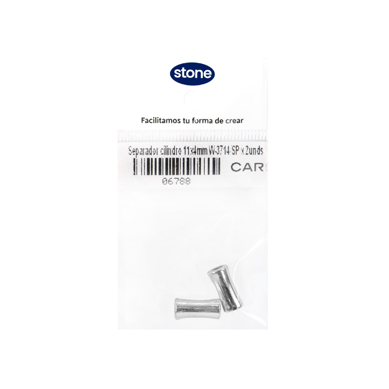Separador cilindro 11x4mm W-3714/SP x 2 Unidades