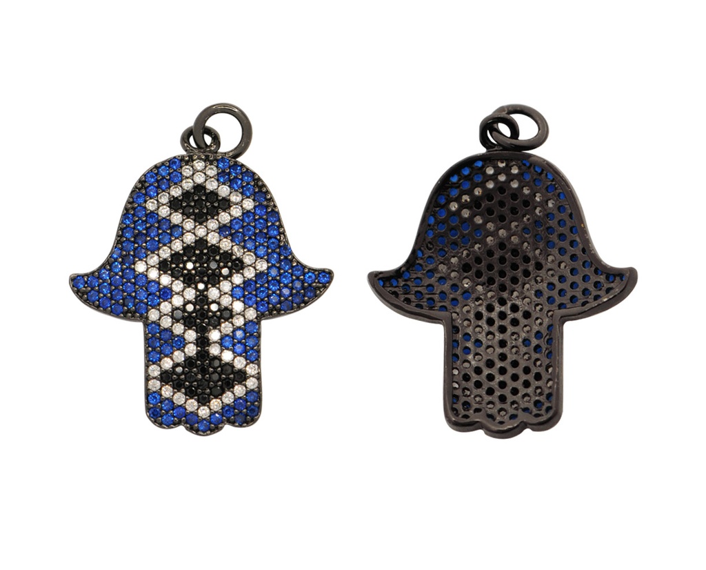 Dije micropave mano de fátima 26x21mm A7/BN x und