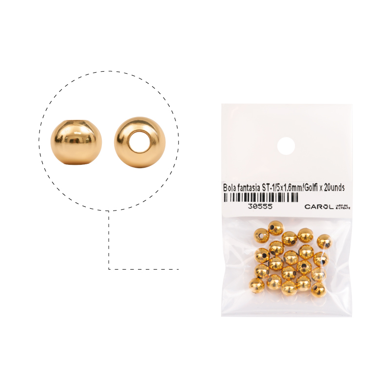 Bola golfi ST-1/5x1.6mm x 20unds