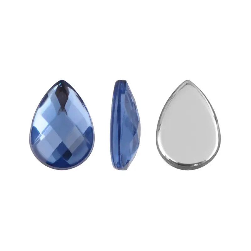 Acrilico K1027 gota plana 13x18mm montana 17 x und