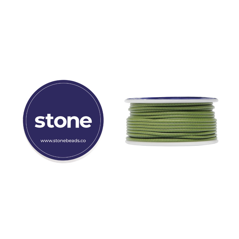 Cordon vibora 1mm 124 oliva x rollo 8m