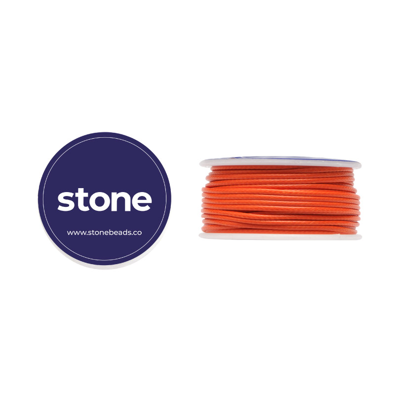 Cordon vibora 1mm 104 naranja x rollo 8m