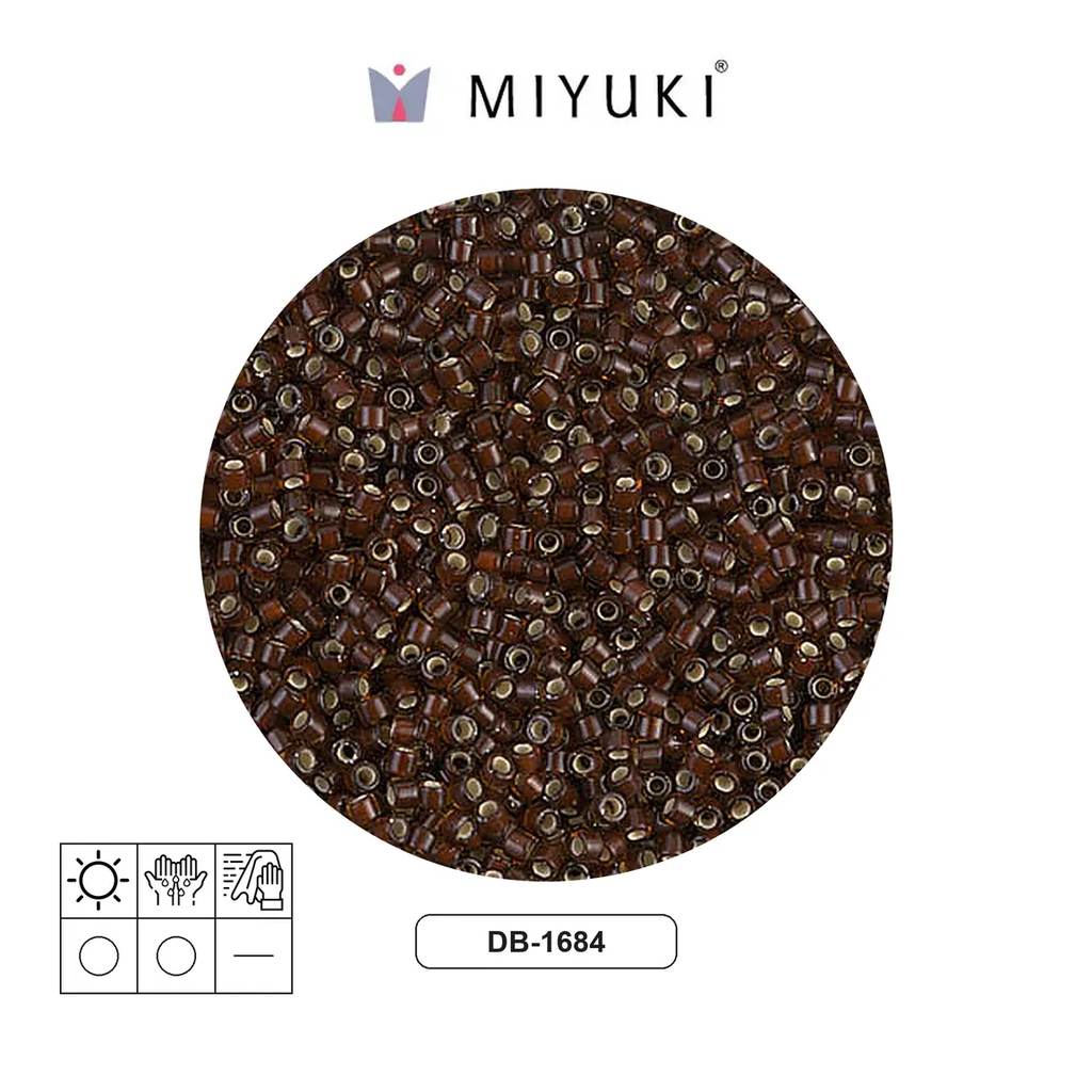 Miyuki delica 11/0 DB1684 glazed mahogany x 50gr