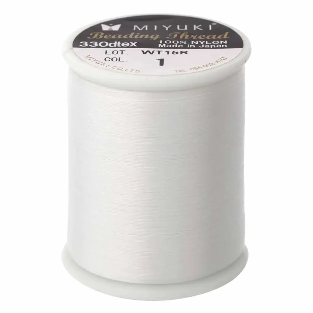 Hilo miyuki K4570 #01 blanco x 500m