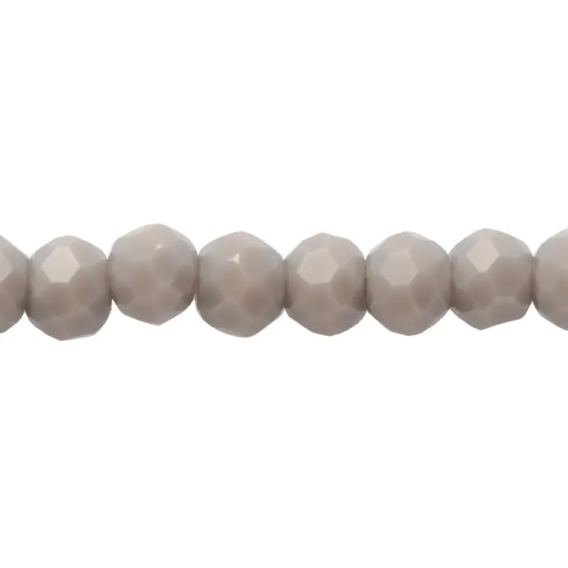Murano rondela facetada 2mm grey alab 71-1 x 191unds