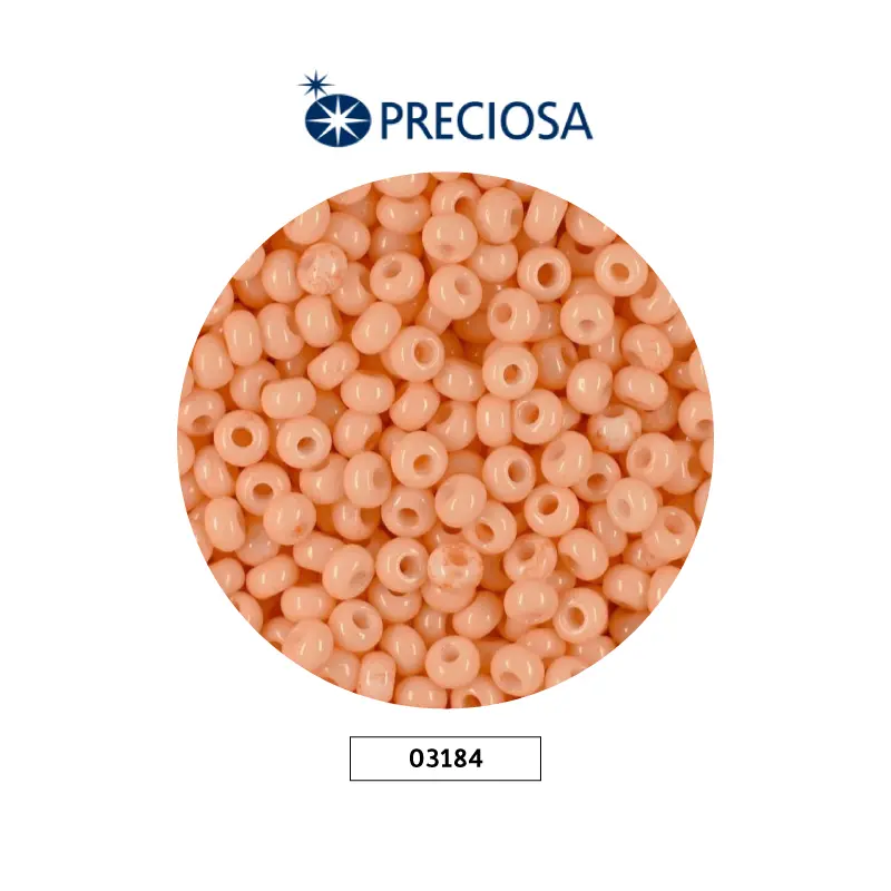 Mostacilla checa preciosa 10/0 2mm 03184 curuba fuerte x 500g