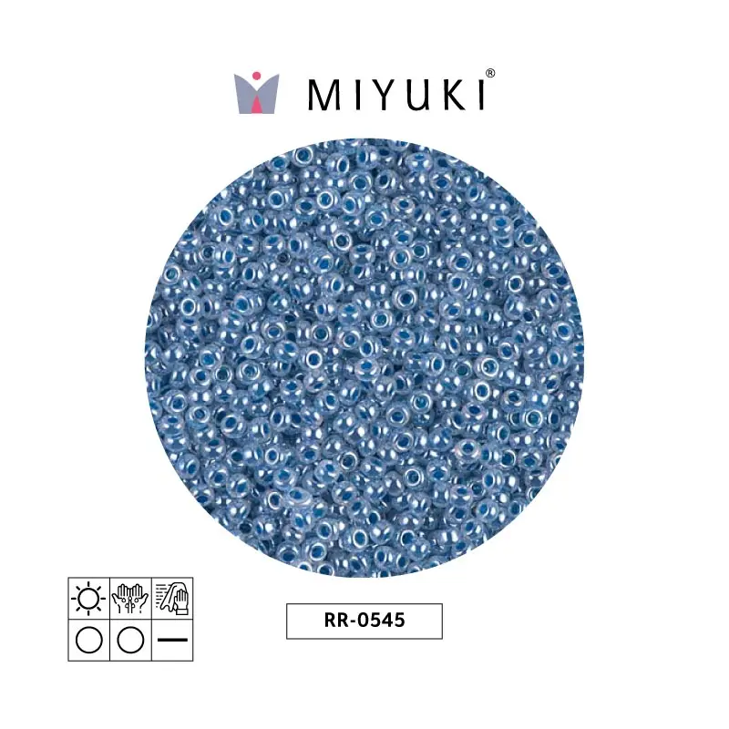 Mostacilla Miyuki rocalla 11/0 RR0545 dark sky blue ceylon x 250g