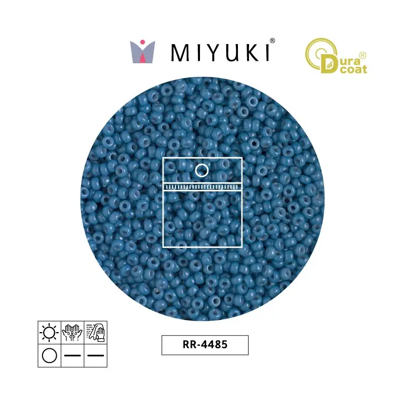 Mostacilla Miyuki rocalla 11/0 RR4485 juniper azul  x 50g