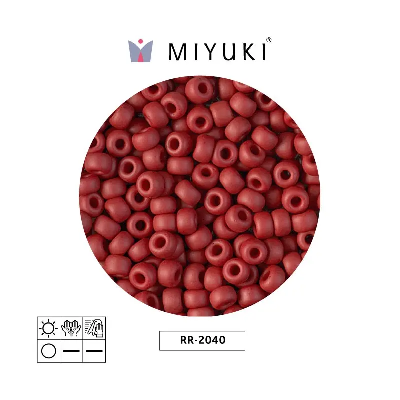 Mostacilla Miyuki rocalla 6/0 RR2040 opaco sultana mate x 50g