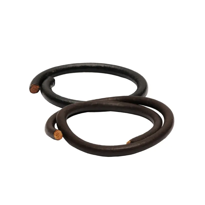 Cordon cuero 6mm Surtido x metro