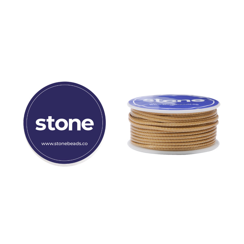 Cordon vibora 1mm 121 beige x rollo 8m