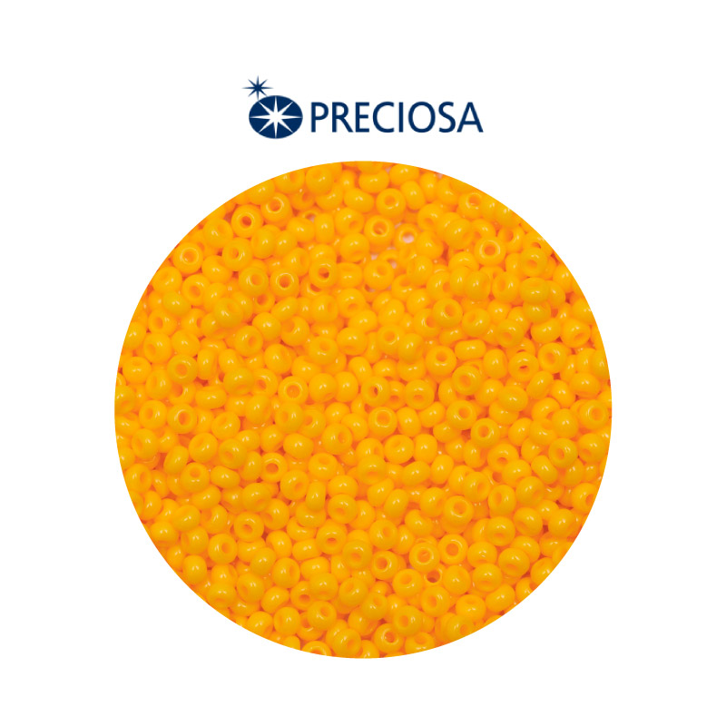 Mostacilla checa preciosa 10/0 2mm 93110 OP zanahoria x 500g