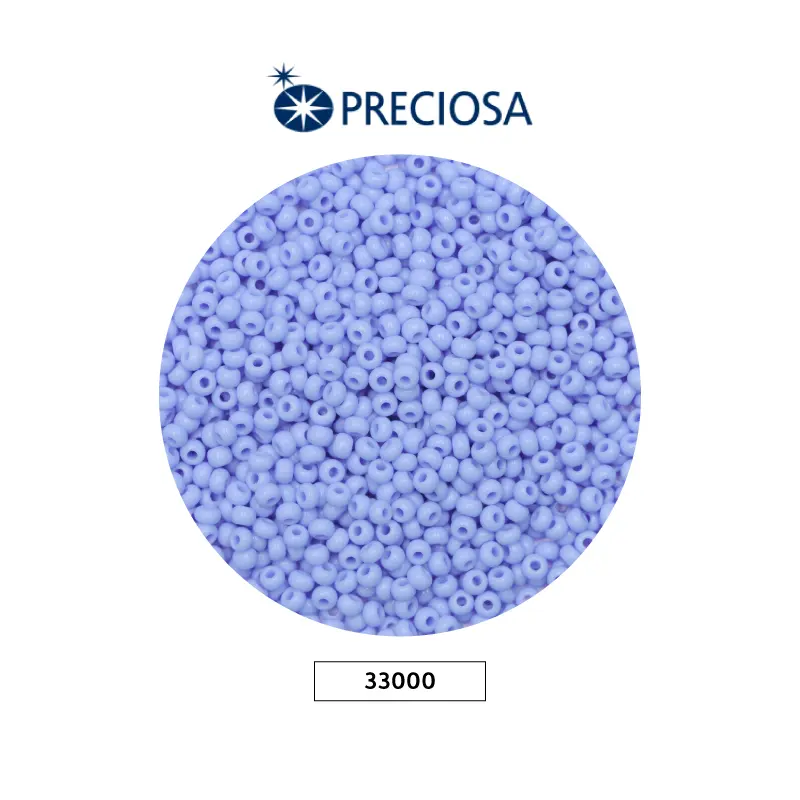 Mostacilla Checa Preciosa 8/0 3mm 33000 azul cielo x 500g