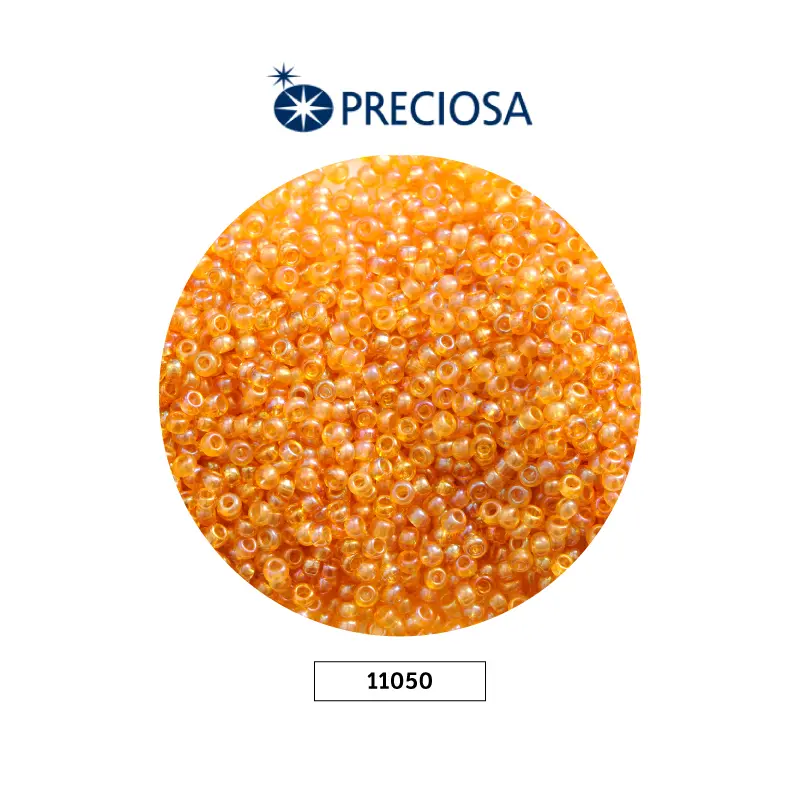 Mostacilla checa preciosa 10/0 2mm 11050 miel boreal x 500g