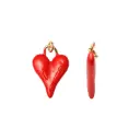 Dije esmaltado rojo corazon 19mm W09921A16Y x und