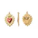 Murano corazon 10mm lt siam A4