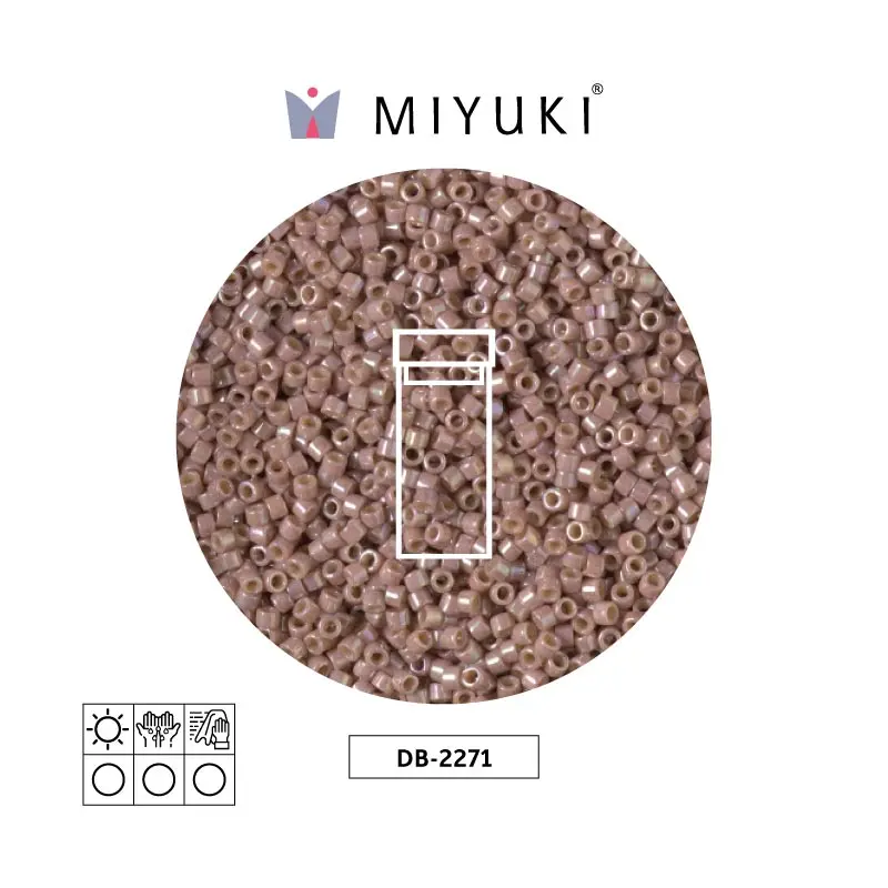 Miyuki delica 11/0 DB2271 opaco glazed beige AB x 3g