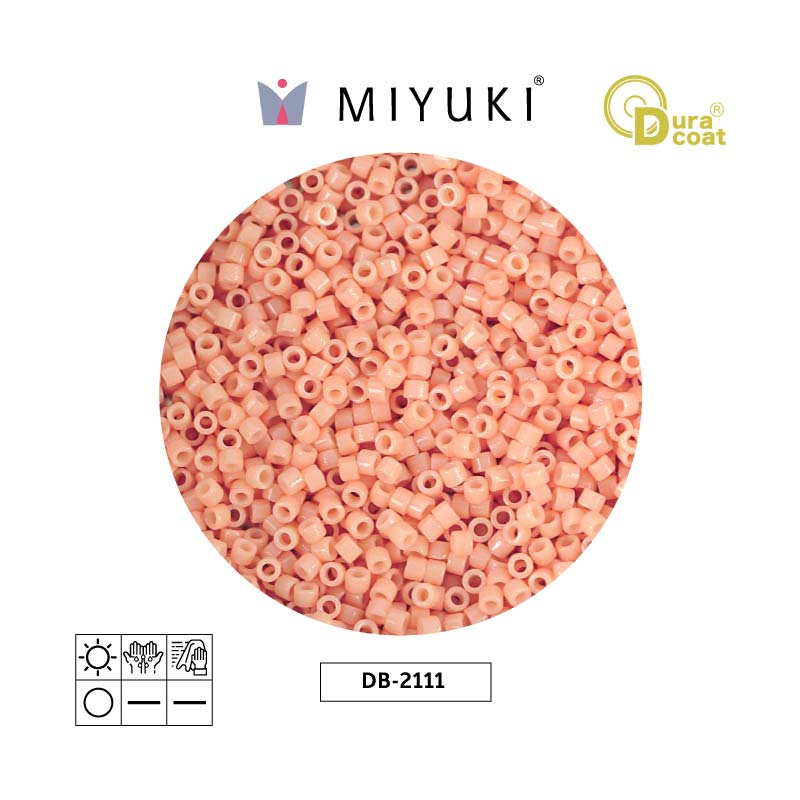 Miyuki delica 11/0 DB2111 opaco flesh x 50g