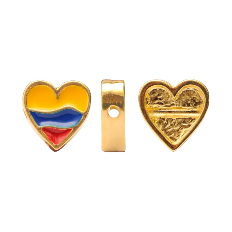 Separador corazon colombia 14mm/golfi x und