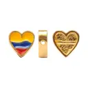 Separador corazon colombia 14mm/golfi x und