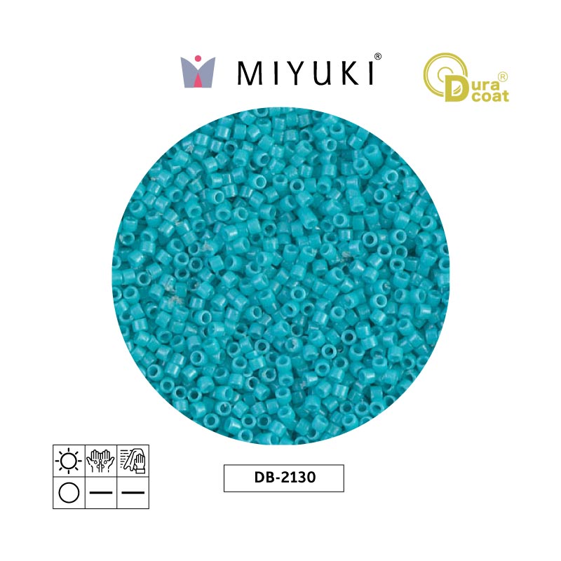 Miyuki delica 11/0 DB2130 opaco azul x 50g