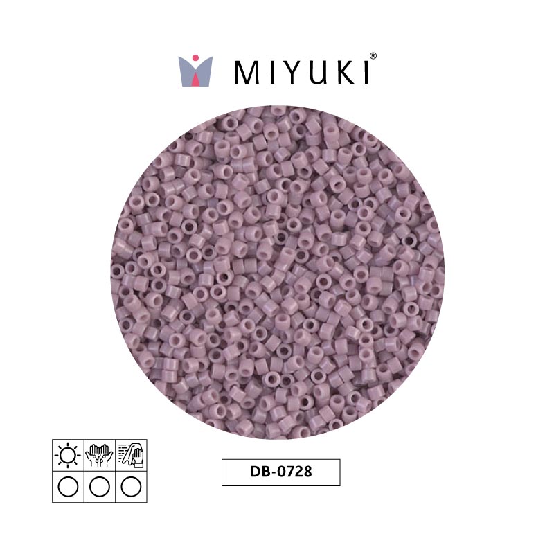 Miyuki delica 11/0 DB0728 opaco lila x 50g