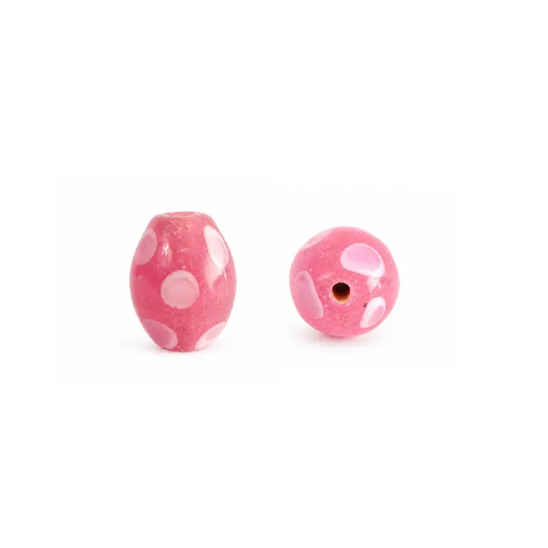 Vidrio Hindú Rice 10x13mm Rosado BGT-OV 135 x und