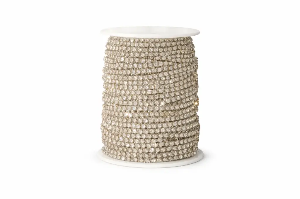 Cadena strass MCSS6.5/SP crystal x m