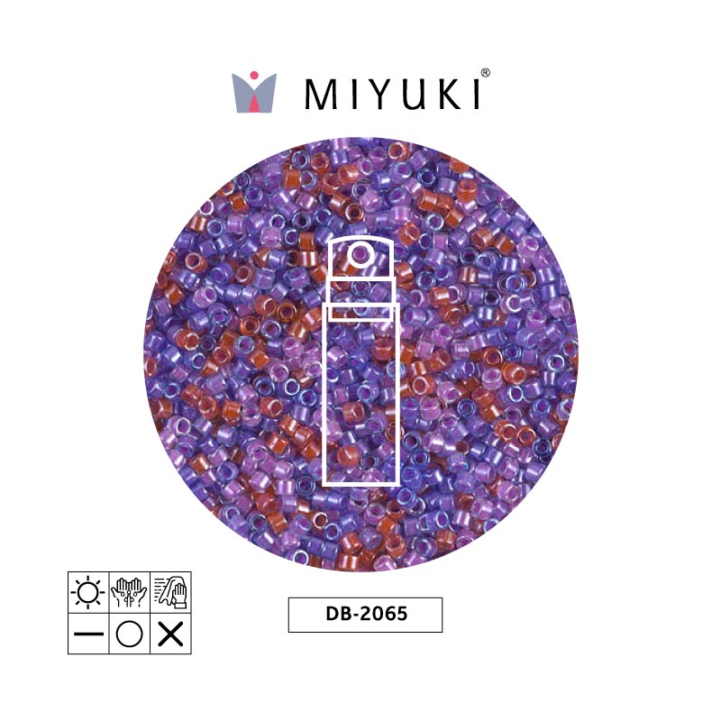 Miyuki delica 11/0 DB2065 luminous color mix x 10g