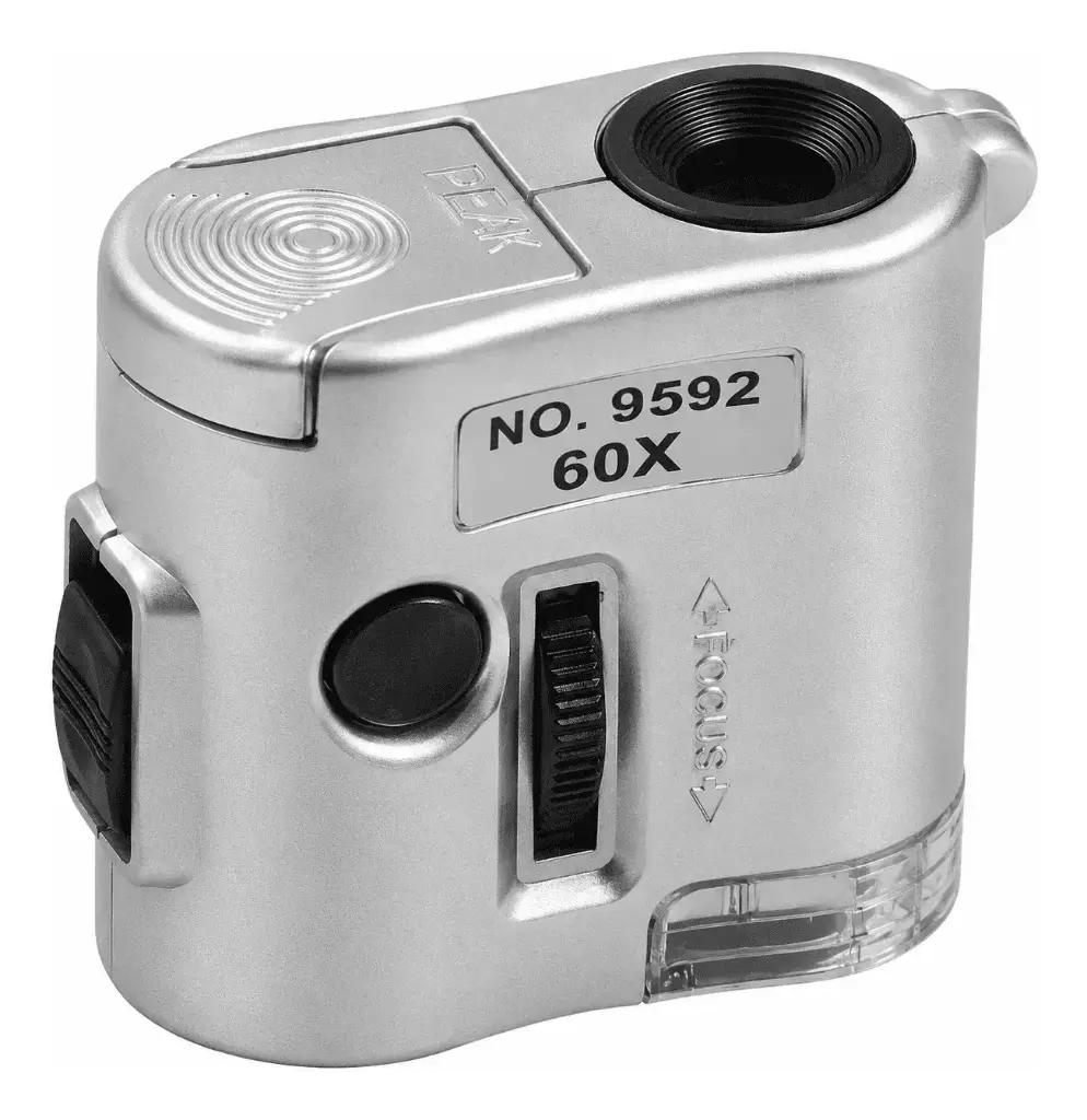 60X Mini Micro-Scope. Led Light, Currency Light. Magnification Power 30X MGF-110