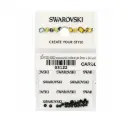5000 swarovski esfera jet 2mm x 24 unds