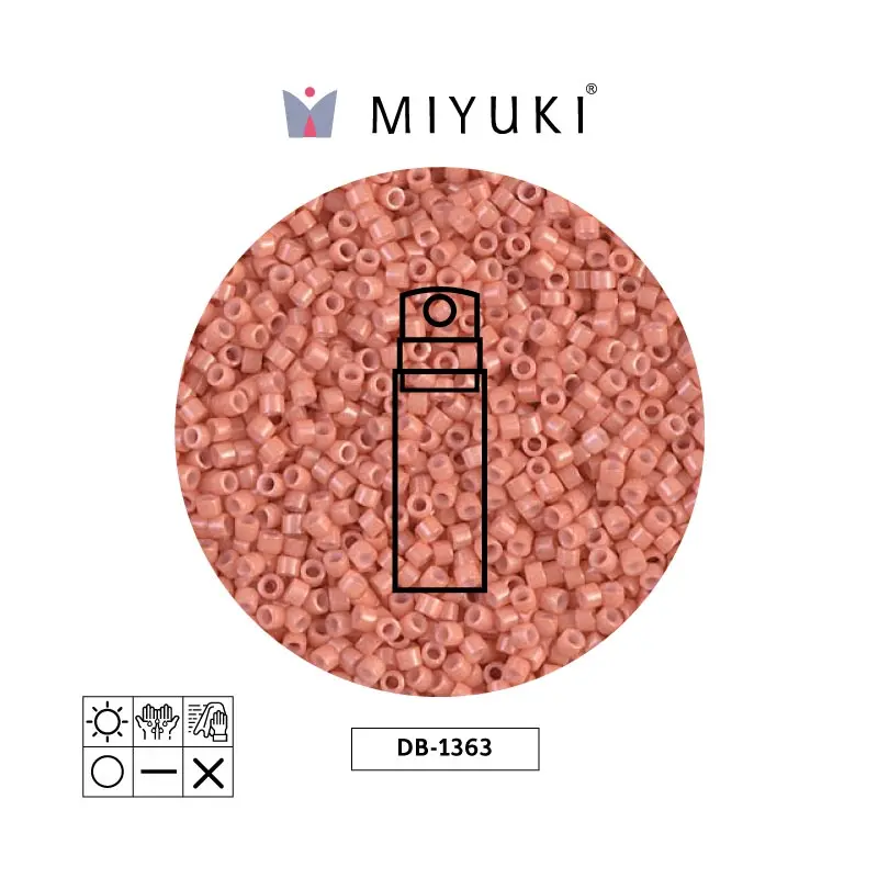 Miyuki delica 11/0 DB1363 opaco durazno x 10gr