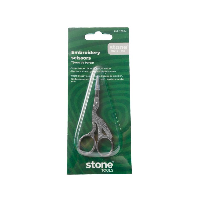 Tijera cigueña SHR-672-A 9cm niquel x und