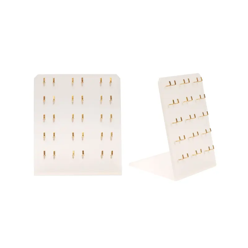 Exhibidor acrilico aretes 9.5x11cm x 15 espacios