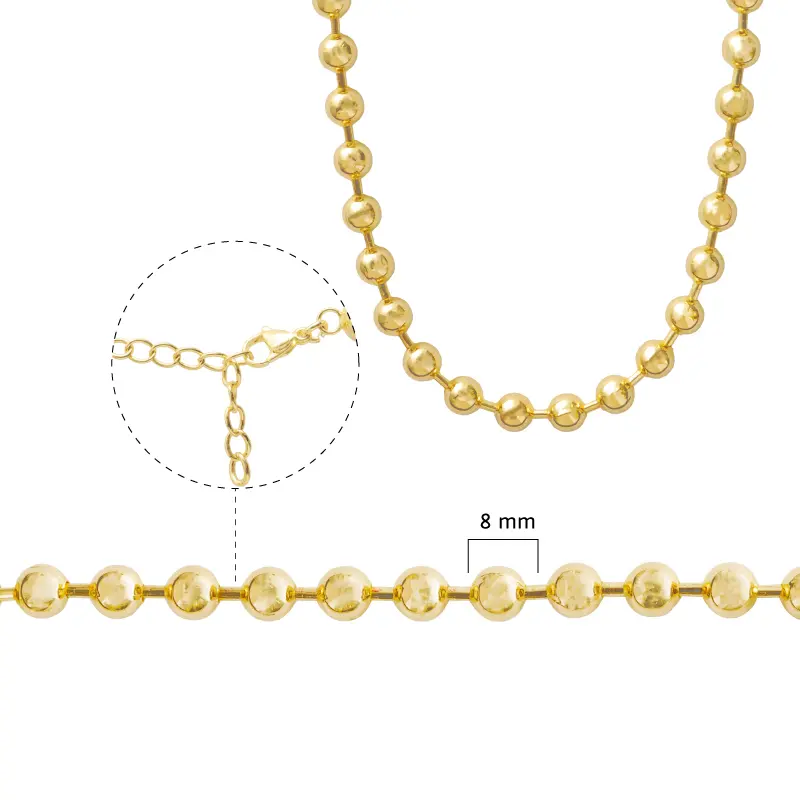 Murrina redonda 6mm negro S-54 x 67 unds