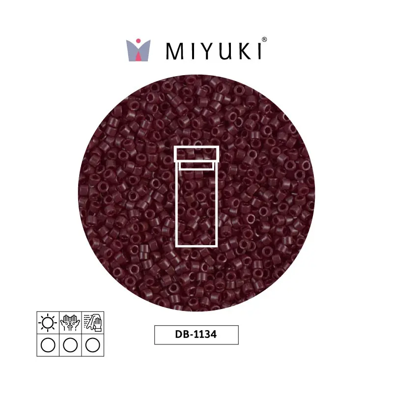Miyuki delica 11/0 DB1134 opaco currant x 3g