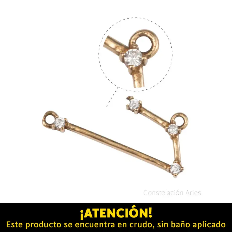 Dije micropave zodiaco aries/R x 10unds