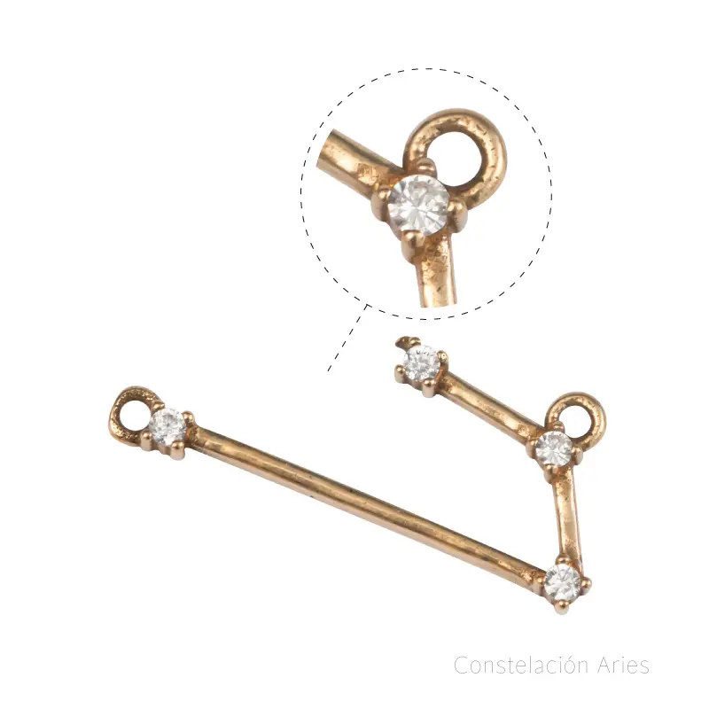 Dije micropave zodiaco aries/R x 10unds