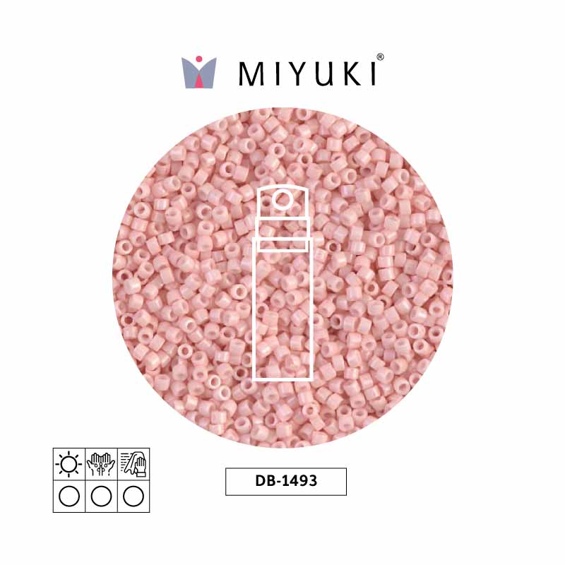 Miyuki delica 11/0 DB1493-1 opaco claro salmon x 10g