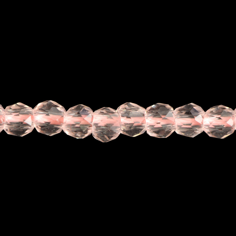 Murano redondo facetado 2mm rosado x 188 und