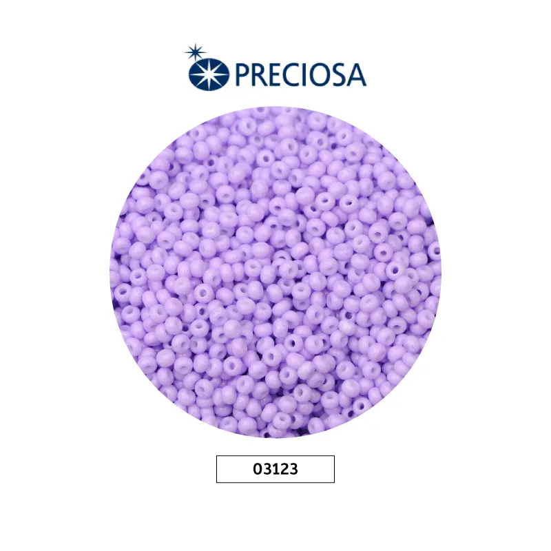 Mostacilla checa preciosa 10/0 2mm 03123 OP lila x 500g