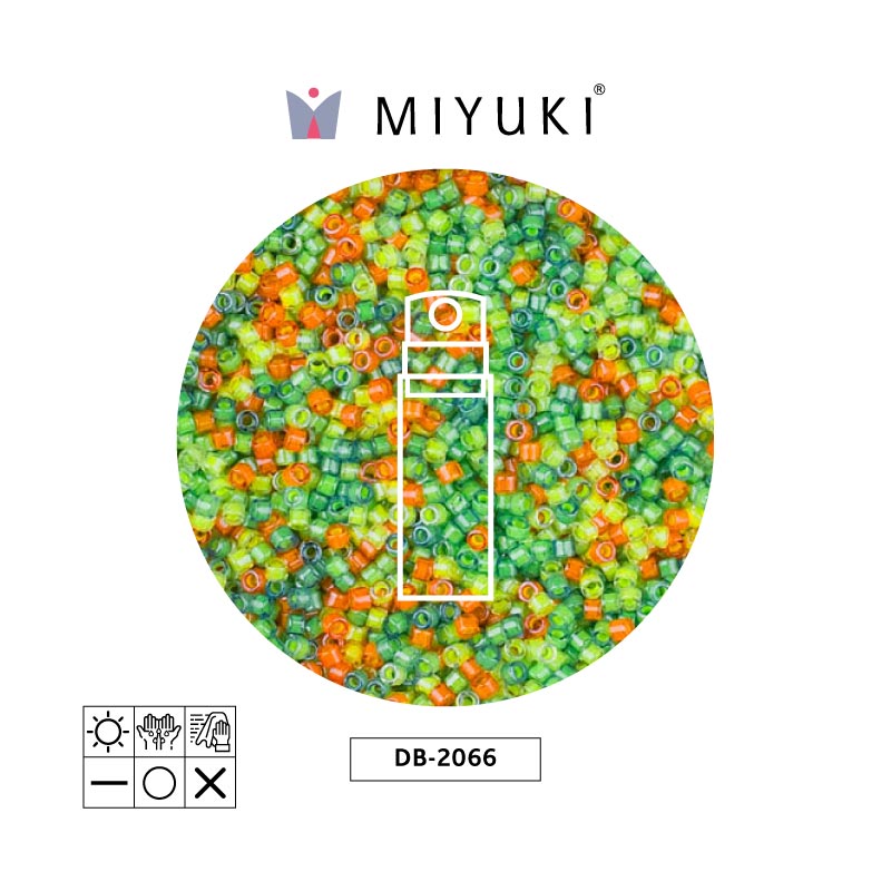 Miyuki delica 11/0 DB2066 luminous color mix x 10g