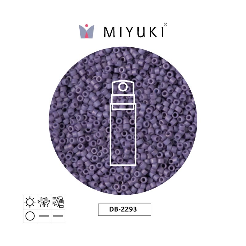 Miyuki delica 11/0 DB2293 opaq glazed morado x 10gr