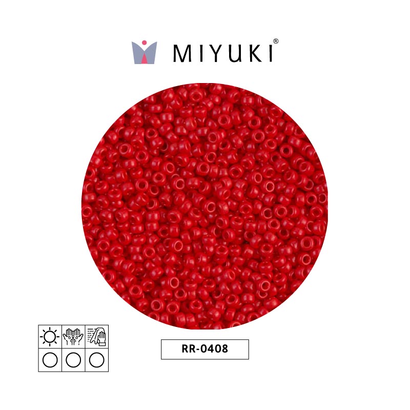 Mostacilla Miyuki rocalla 11/0 RR0408 opaco maroon x 250g