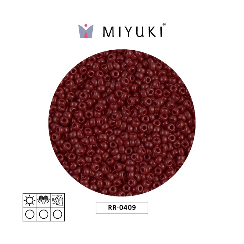 Mostacilla Miyuki rocalla 11/0 RR0419 opaque red brown x 250g