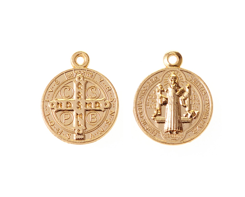 Medalla san benito 15mm 432/golfi x und