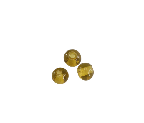 [24708] Vidrio hindú 6mm redondo khaki 55 x und