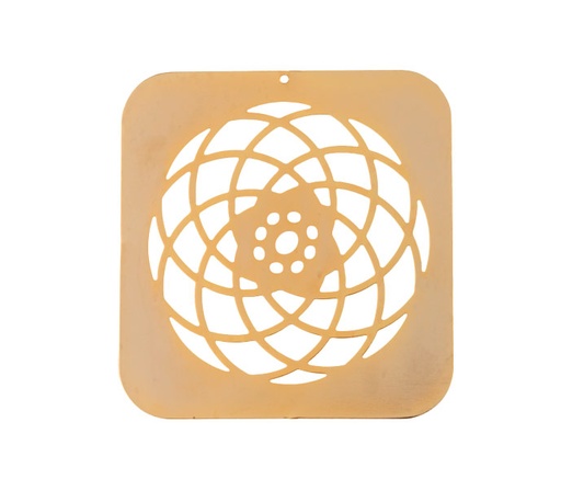 [26064] Dije cuadadro circulos ref 1961 80x76mm/rodio x un